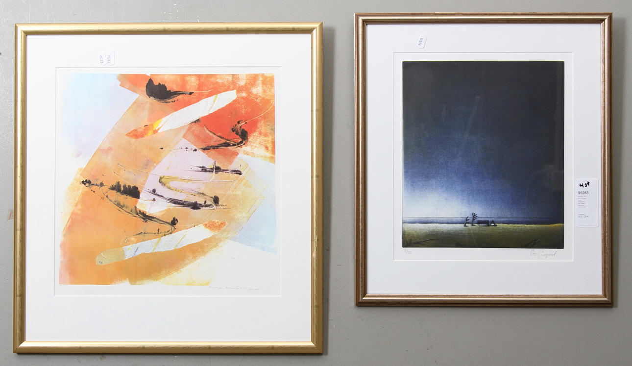 GRAFIK, 4 st, Bo Cronqvist, Helen Öfwerström, Ann-Marie Brenckert Tjerned samt.