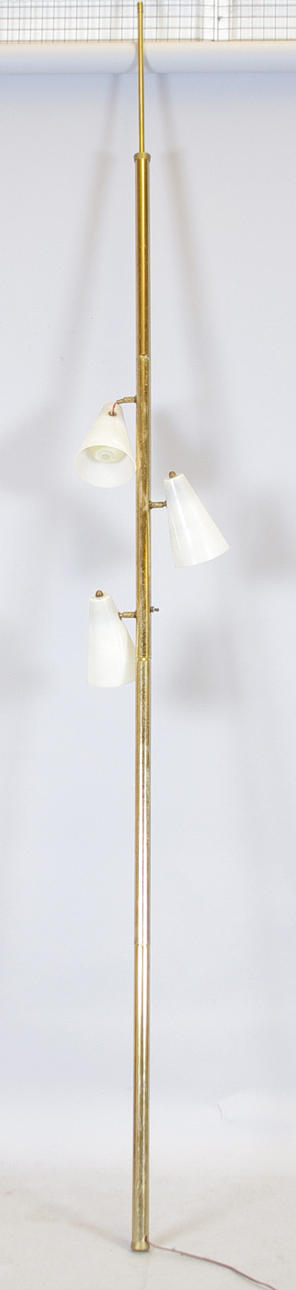 POLE LAMP, mässing/plast.