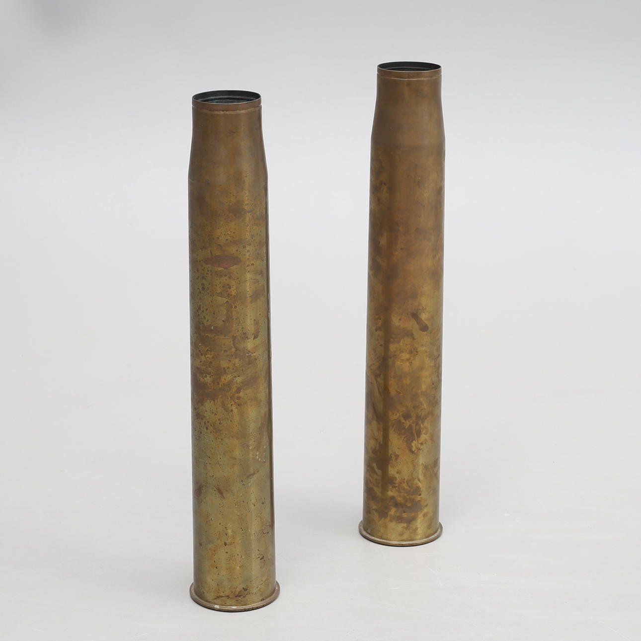 GRENADE CASES, marked KS 34 IB, 1900s.