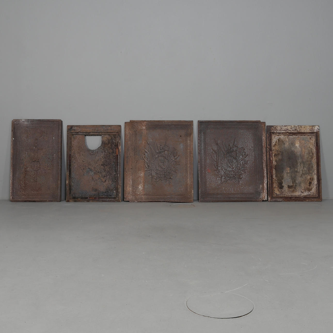 SITZOFEN, Gusseisen, 19. Jahrhundert.