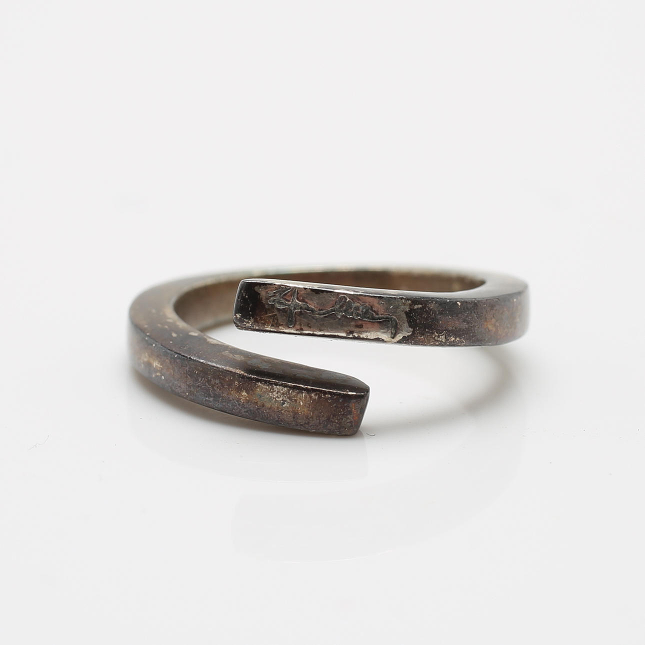 RING, silver, "Little Twist", Efva Attling.