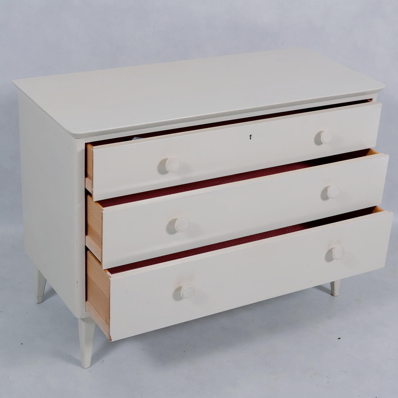 BYRÅ, 3-lådig, 1900-tal.