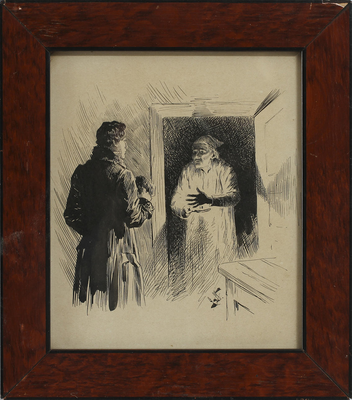 JENNY NYSTRÖM, tusch, sign.