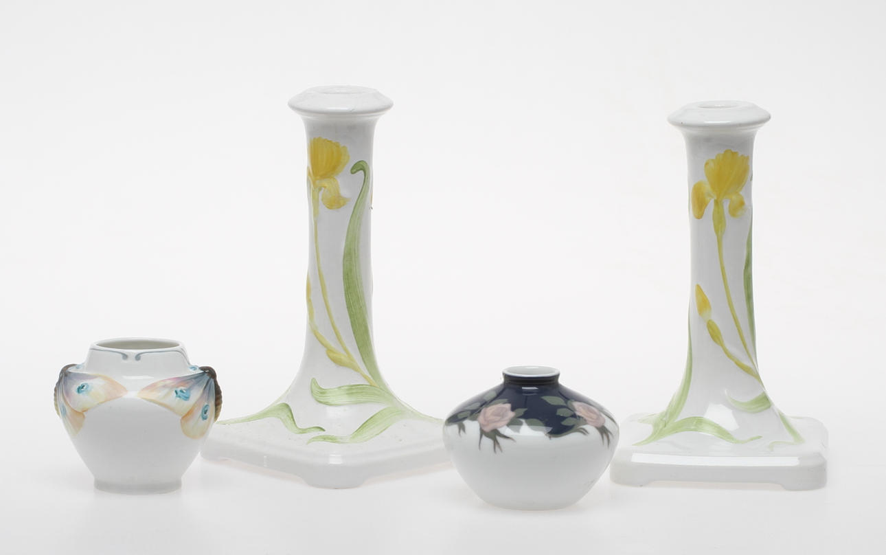 PARTI PORSLIN, 4 delar, Gustavsberg, Rörstrand samt Royal Copenhagen.