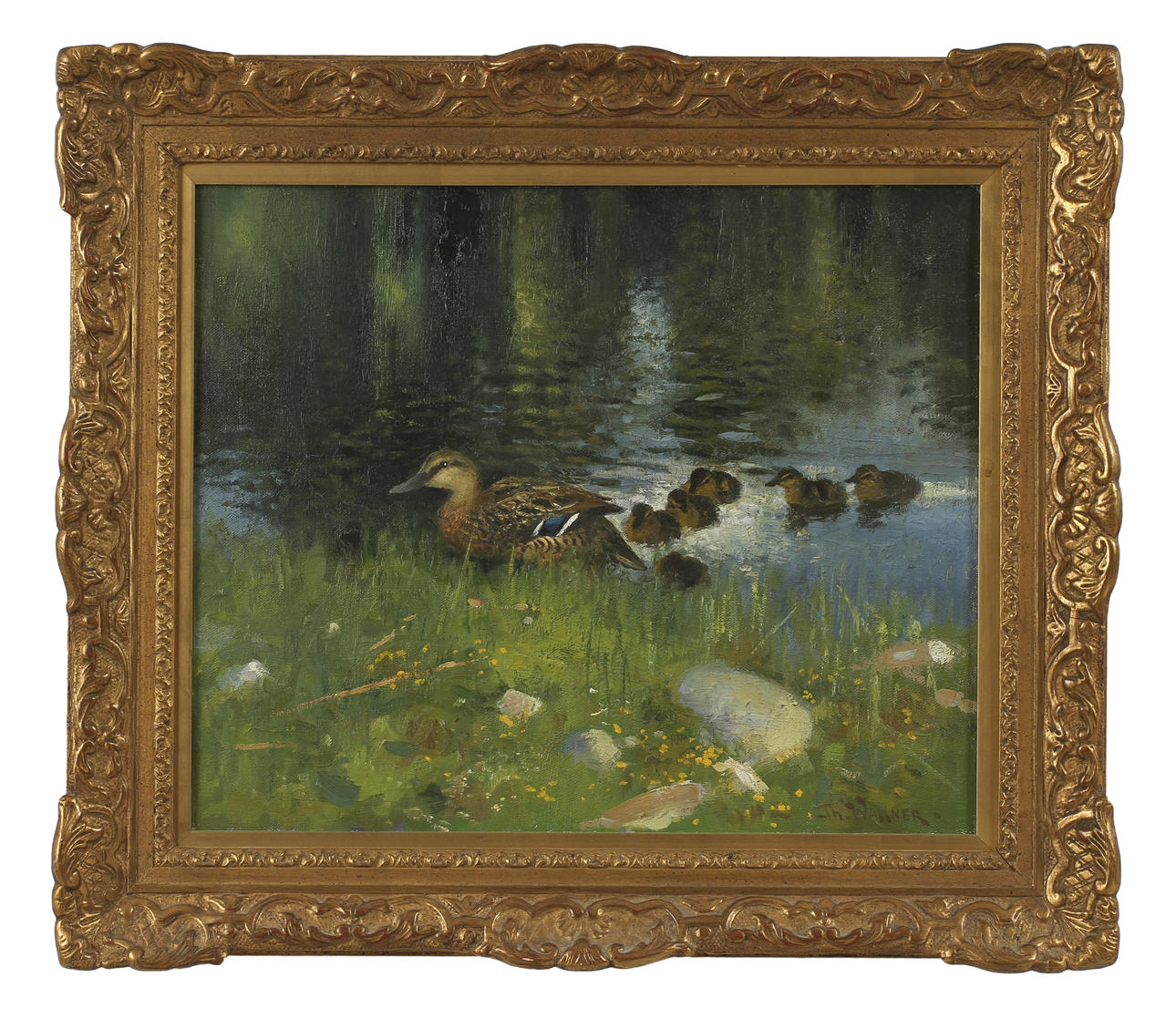 THURE WALLNER. Olja på duk, signerad.