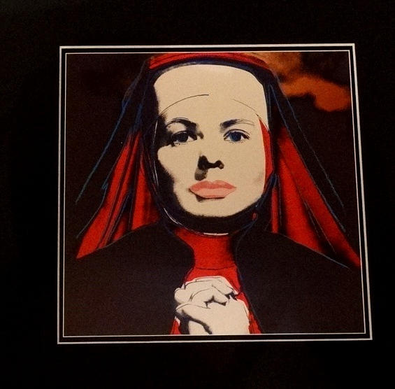 ANDY WARHOL: INGRID BERGMAN, FÄRGOFFSET, MALMÖ, 1983.