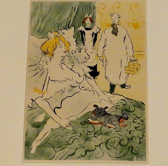 HENRI DE TOULOUSE-LAUTREC, LITHOGRAPH, 1966.