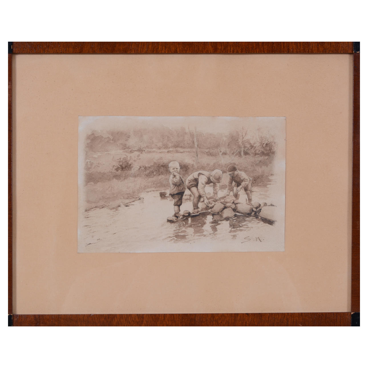 SEVERIN NILSON. Tuschlavering.