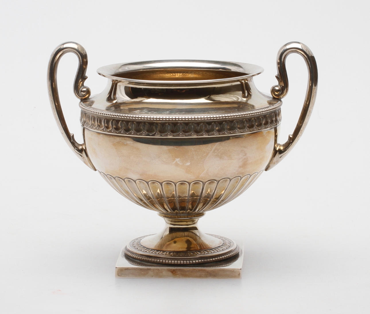 SOCKERSKÅL, silver, CG Hallsberg, Stockholm, 1899, vikt ca 242 gram.