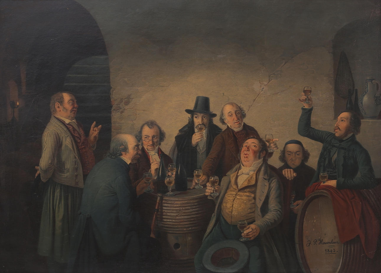 TRYCK efter 1800-talsmålning.