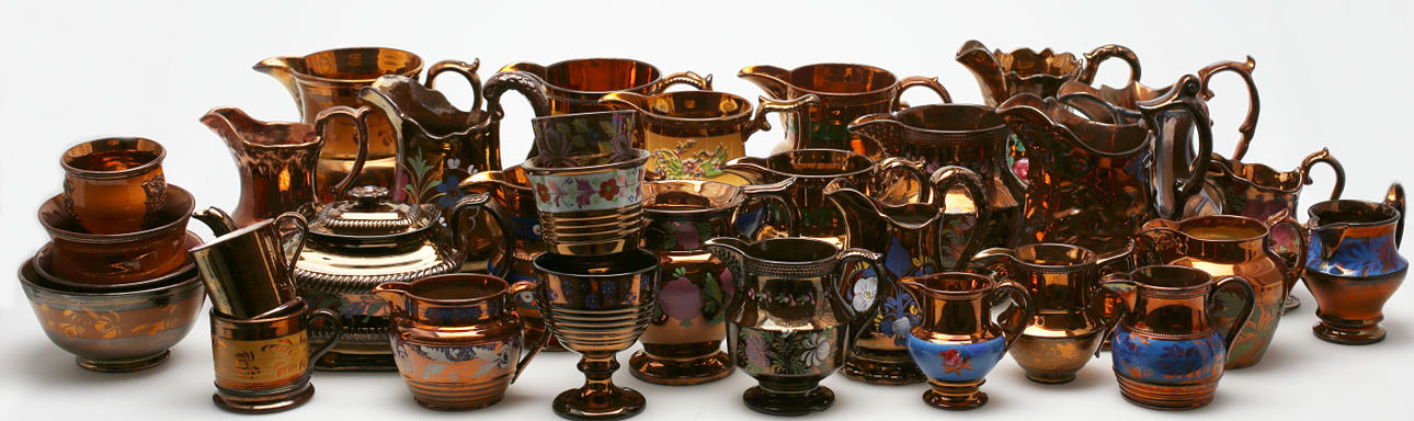 PARTI KANNOR OCH SKÅLAR, lergods, Danmark, 1940/50-tal.