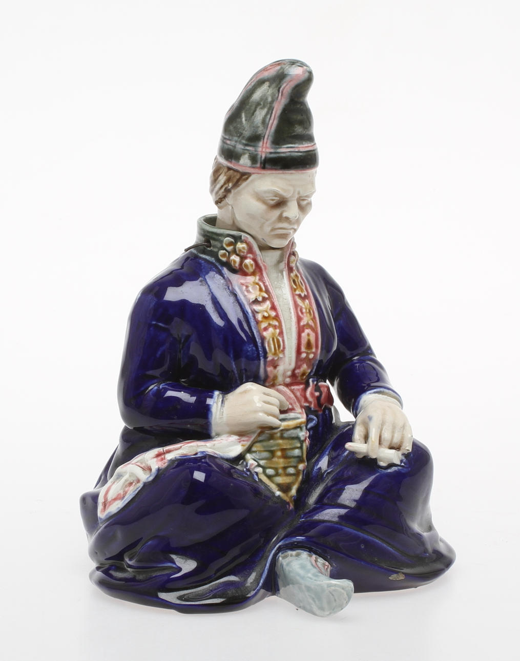 FIGURIN, majolika, sekelskiftet 1900.