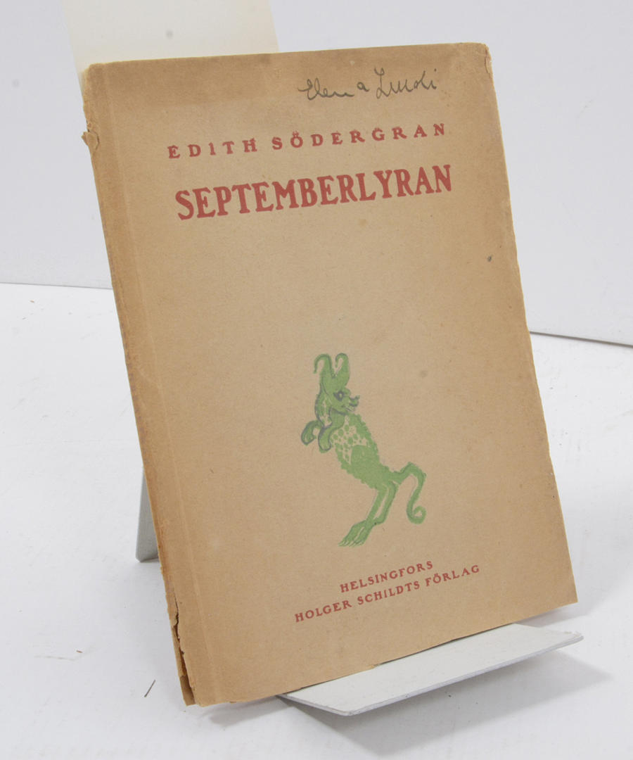 EDITH SÖDERGRAN. September Leier.
