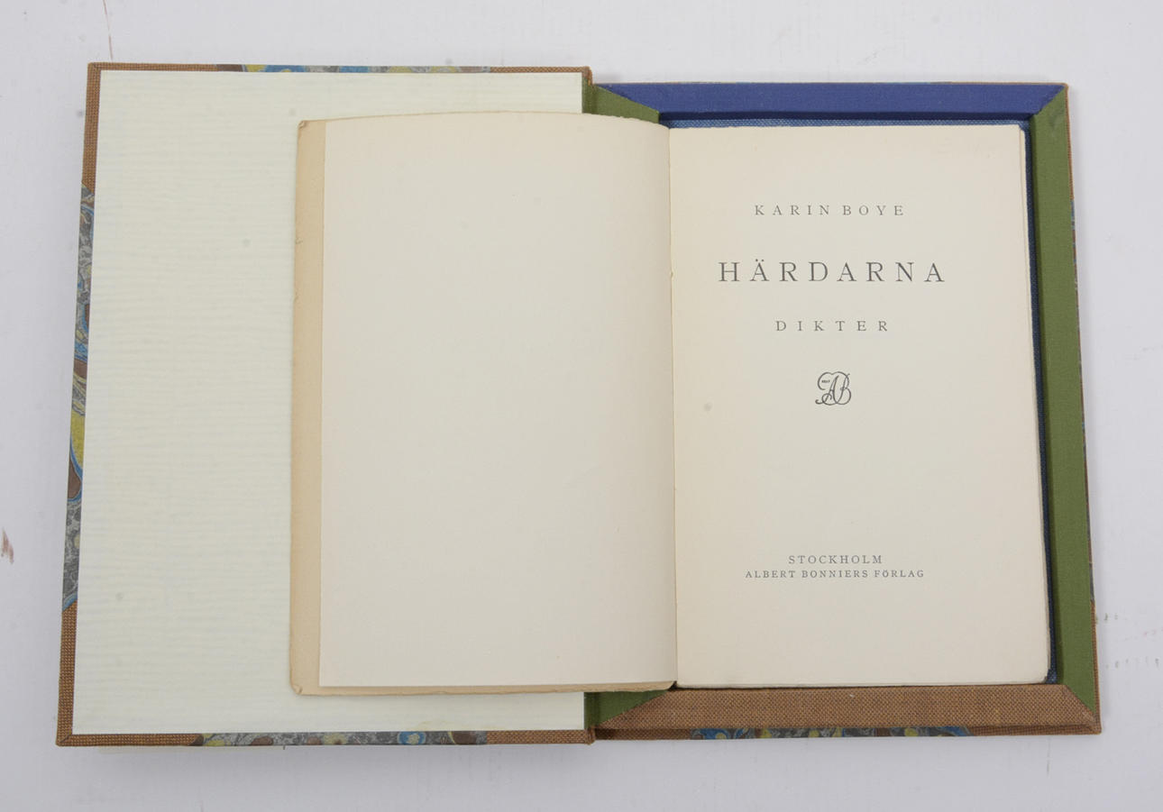 BOYE K. Härdarna Dikter.