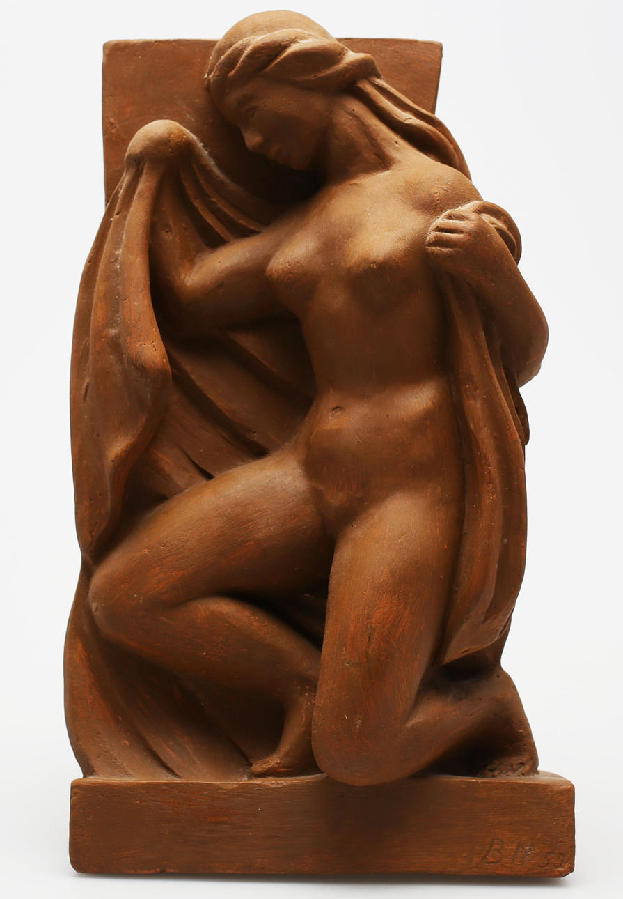 WANDRELIEF, Gips, signiert BN- 52.