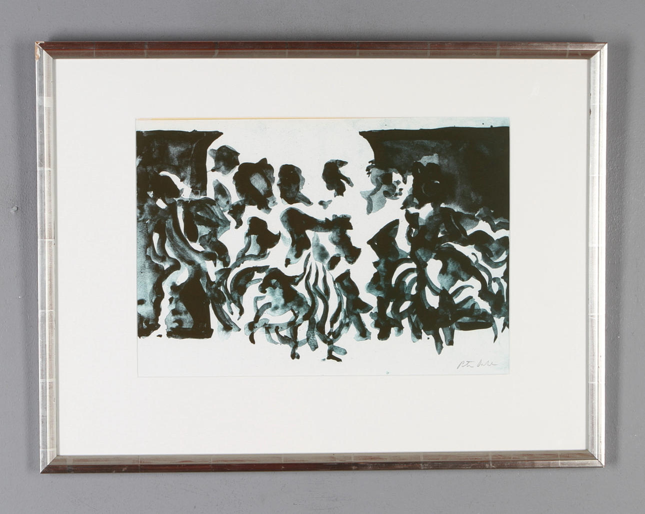 PETER DAHL. Fredmans Epistel N:o 16, färglitografi, signerad.