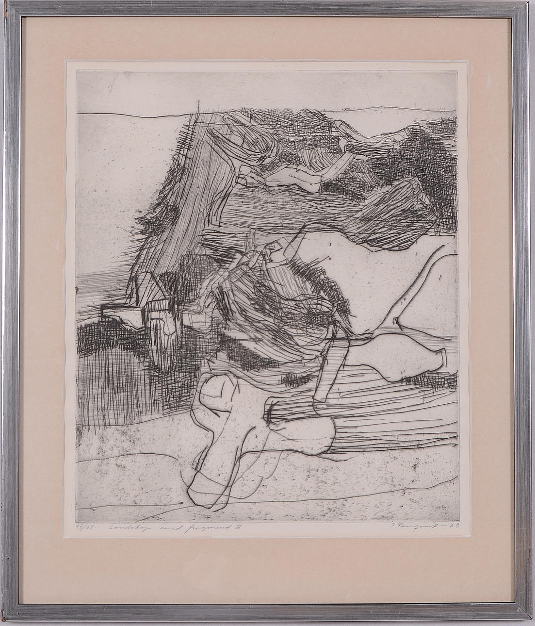 TORSTEN RENQVIST. Etsning.