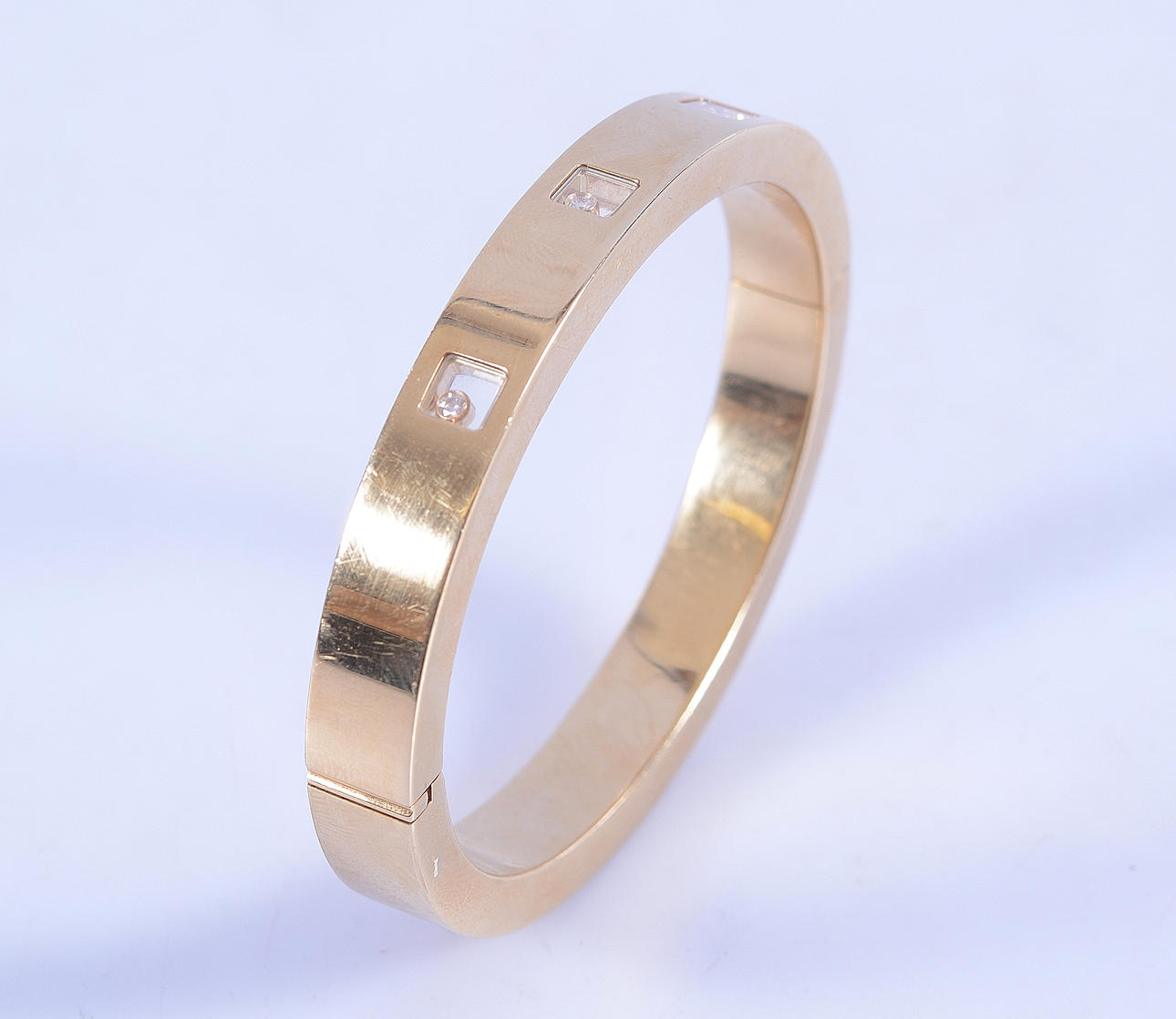 ARMBAND, med diamanter, Chopard Happy Diamond, 18K.