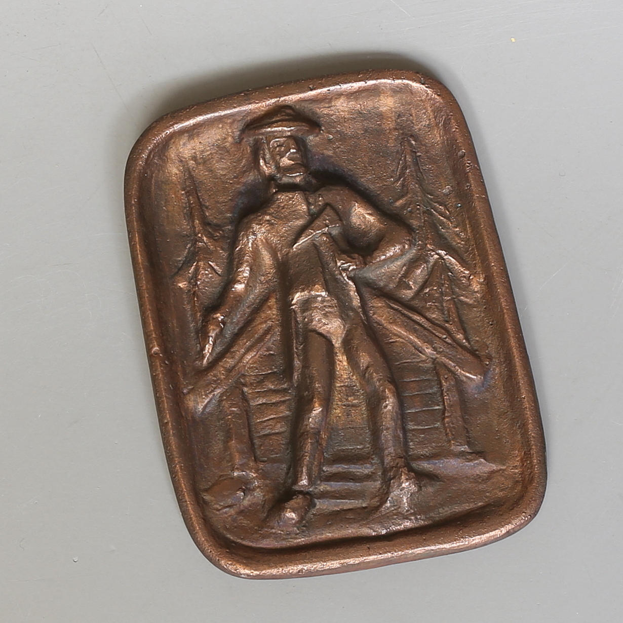 ALLAN EBELING. "wall decoration", bronze, 1966 century.
