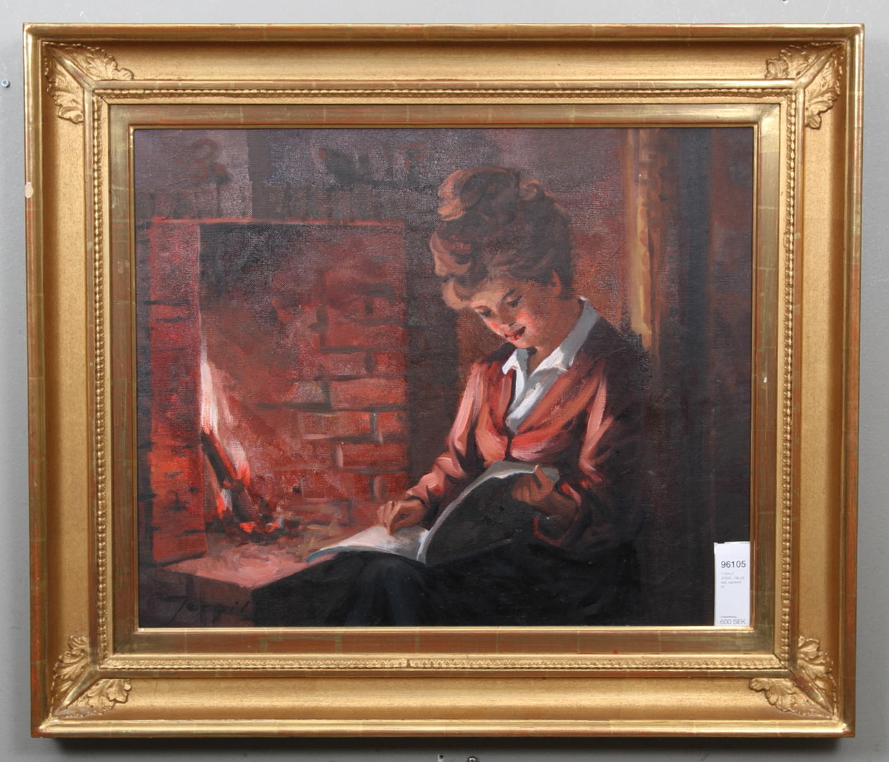 TORALF JERGIL. Olja på duk, signerad.