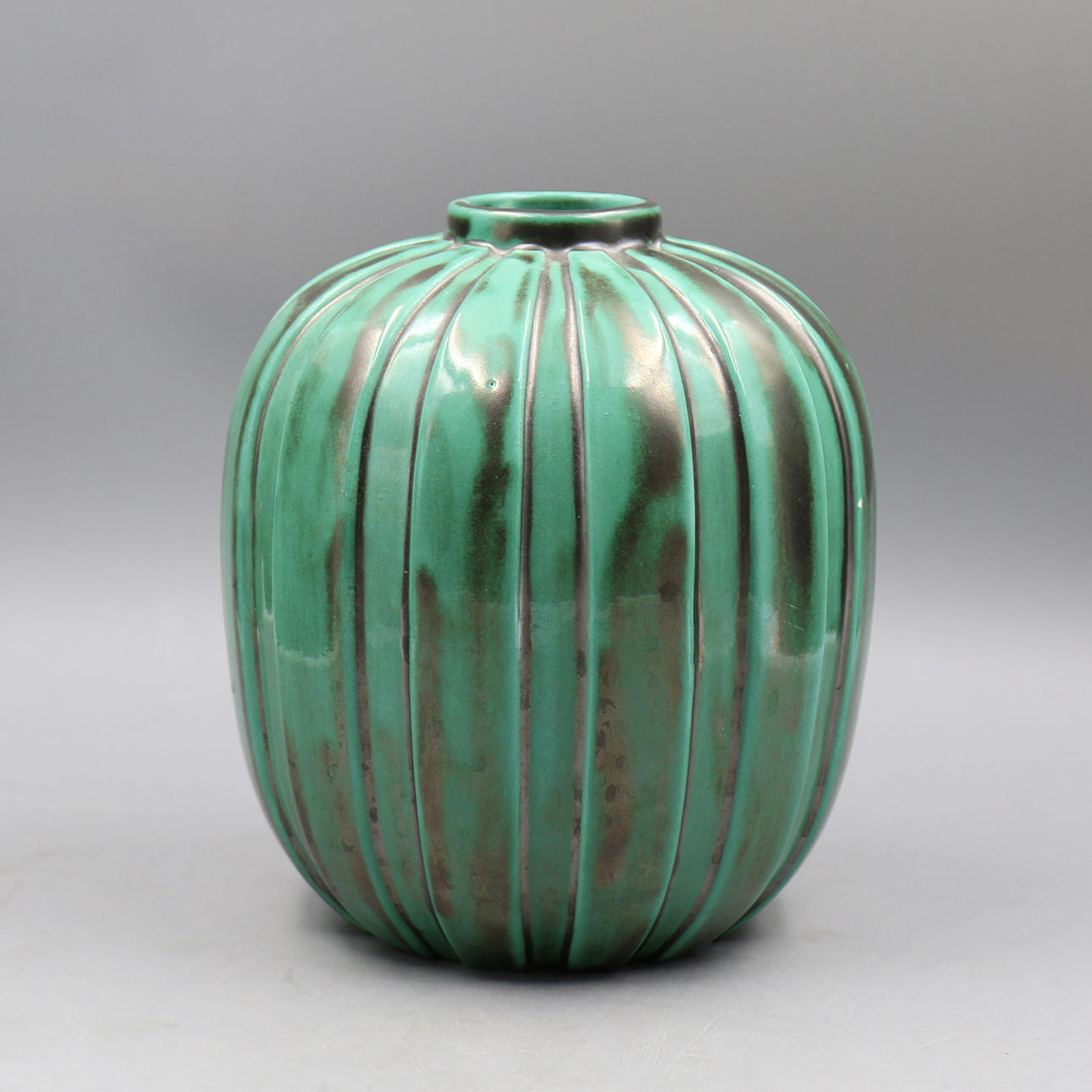 EINAR LUTERKORT. VASE, ceramics, Upsala Ekeby, 1930s.