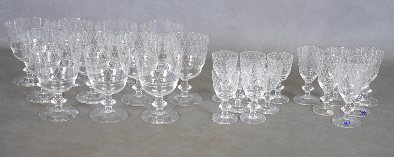 GLASSERVIS, "Sickan", Vicke Lindstrand, Kosta.