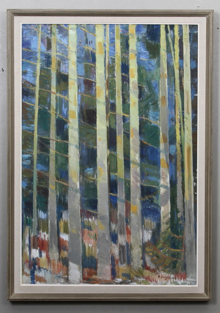 PER ENGLUND. Olja på duk, signerad.