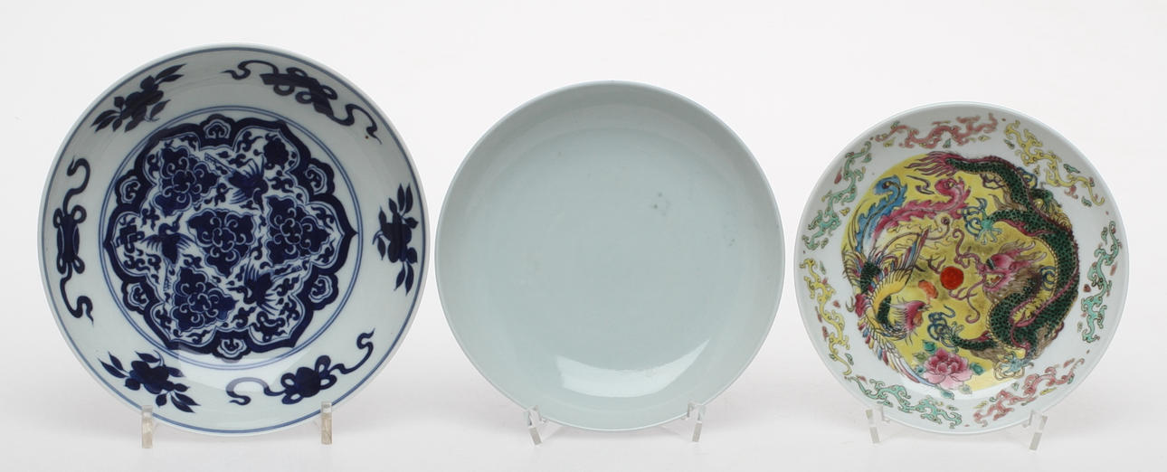 FAT, 2 st, SKÅL, porslin, Kina.