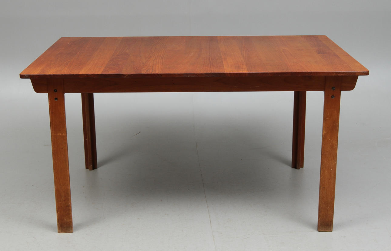 MATBORD, teak, Nils Jonsson, Bra Bohag Troeds, brännmärkt, 1900-talets andra hälft.