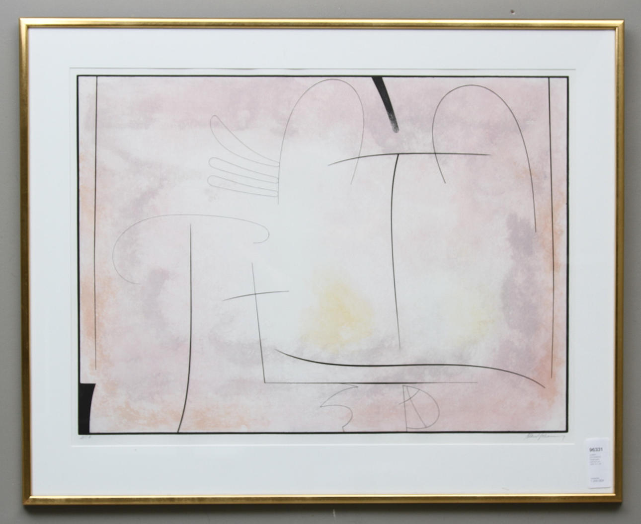 ALBERT JOHANSSON. Färglitografi, signerad och märkt E.A.