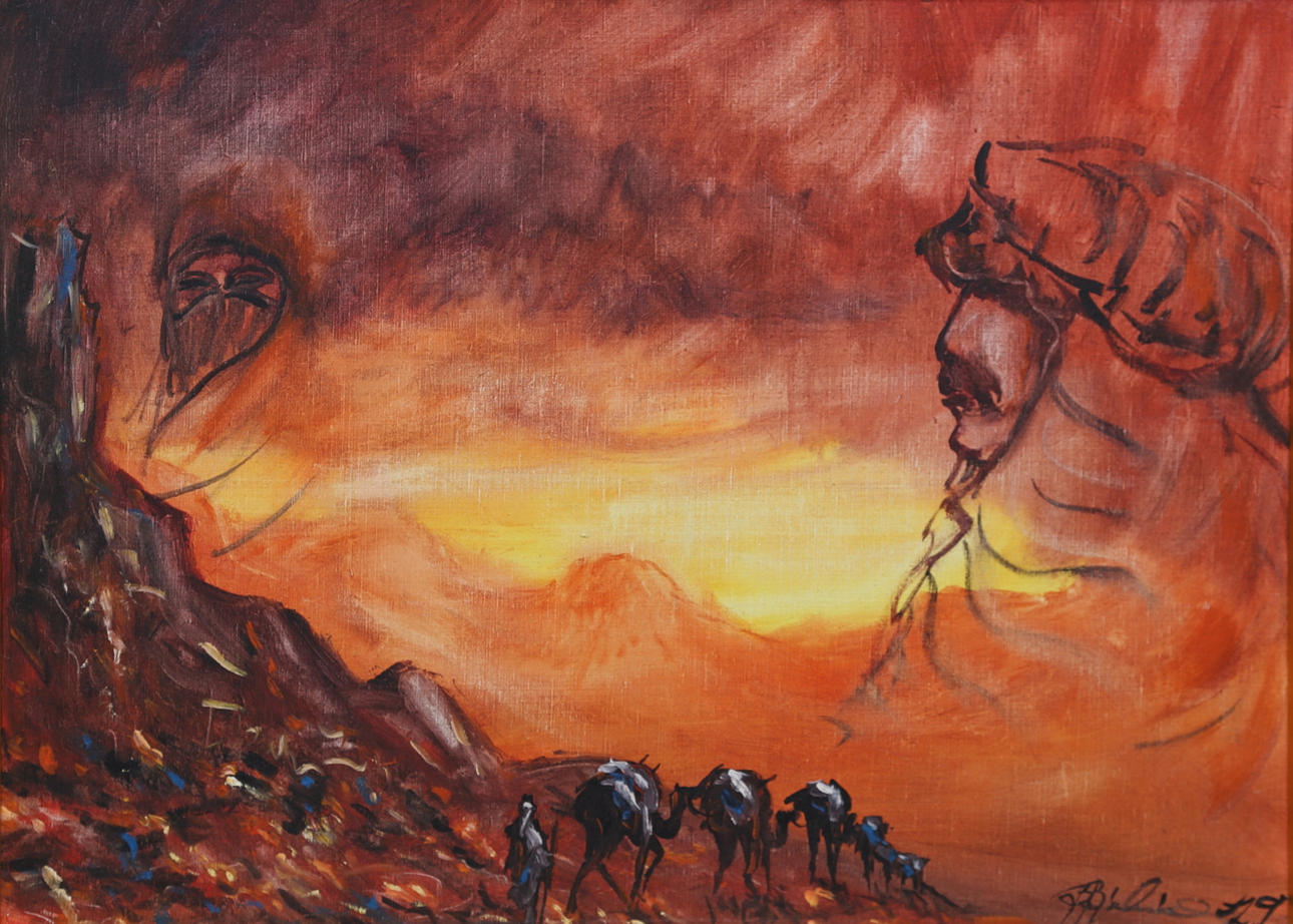 BERNT BJURLING. Oil on canvas, signed and dated 79.