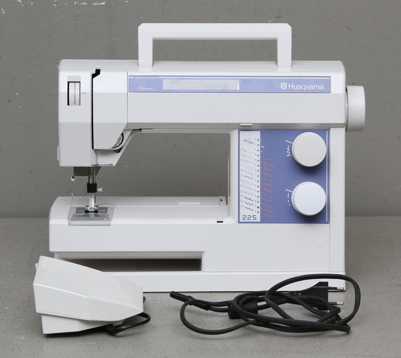 SYMASKIN, Electronic 225, Husqvarna.