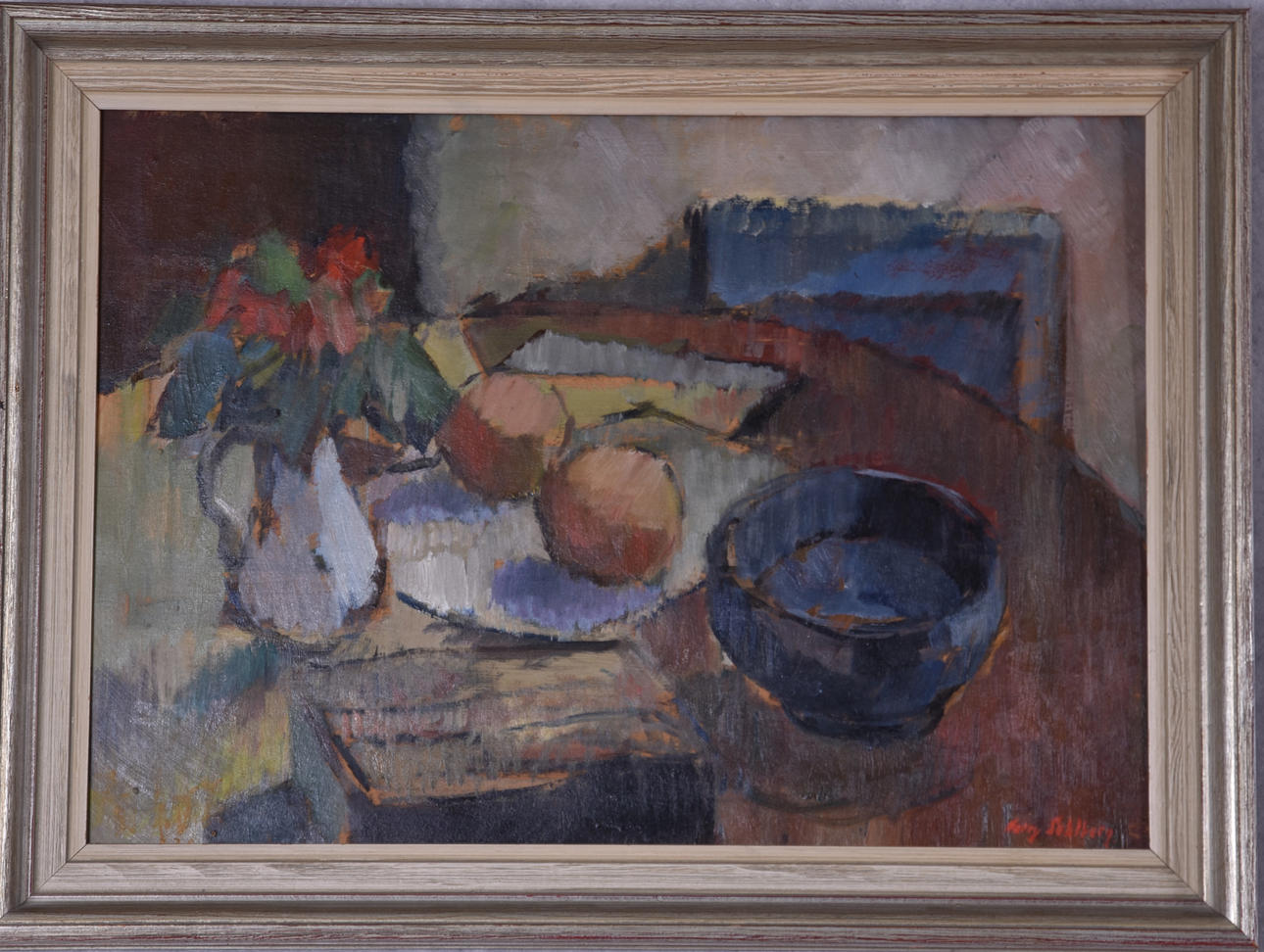 HARRY SOHLBERG. oil on Board signed.