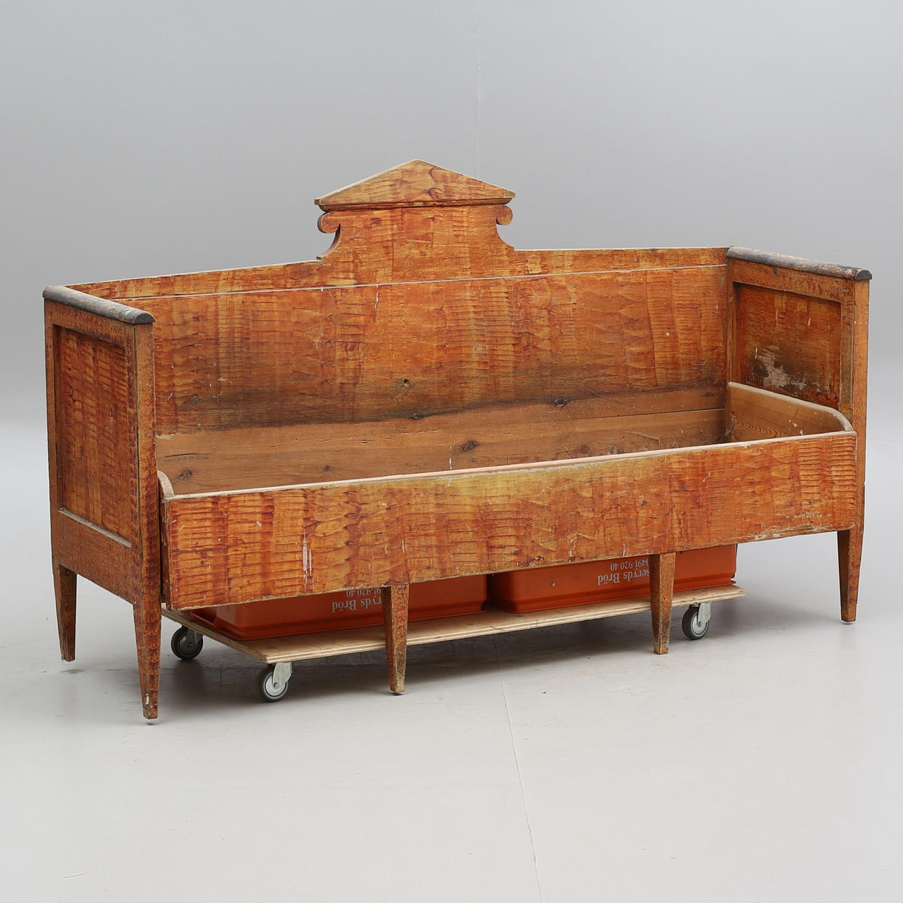 KÖKSSOFFA, trä, Karl-johan stil, 1800-ta.