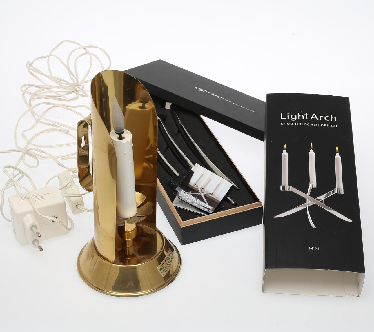 CANDLES, 2 pcs, "Light Arch Mini", Knud Holscher, Konstsmide.