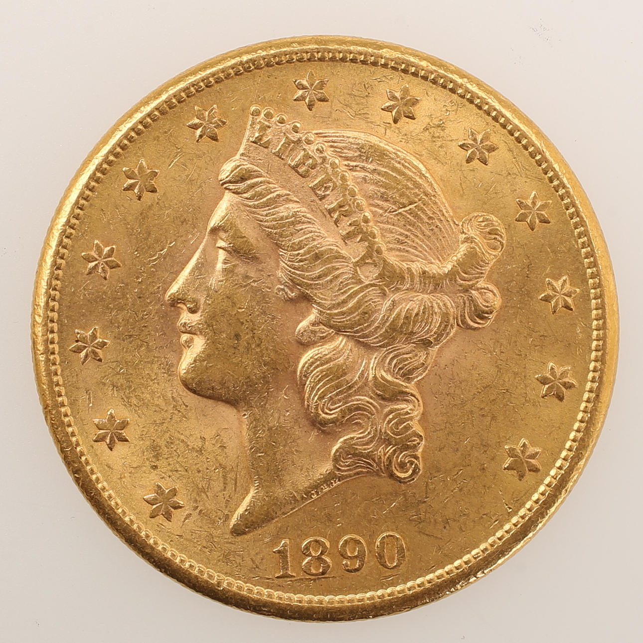 GOLD COIN, 20 dollars, USA, 1890.