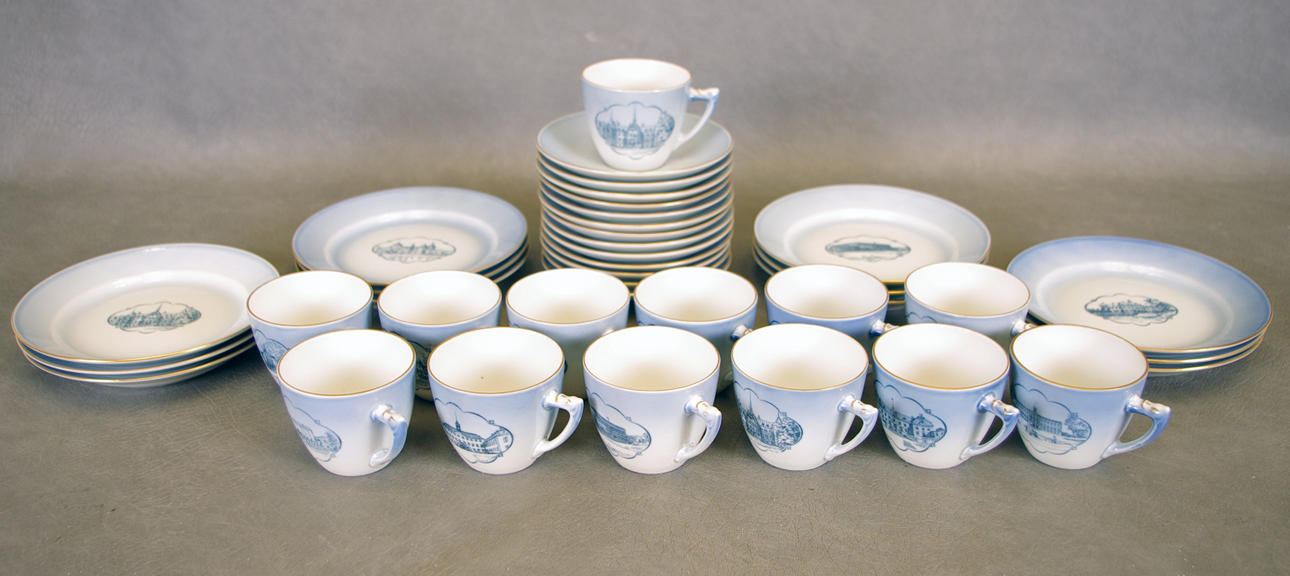 KAFFESERVIS, "Svenska slott", Bing & Gröndal.