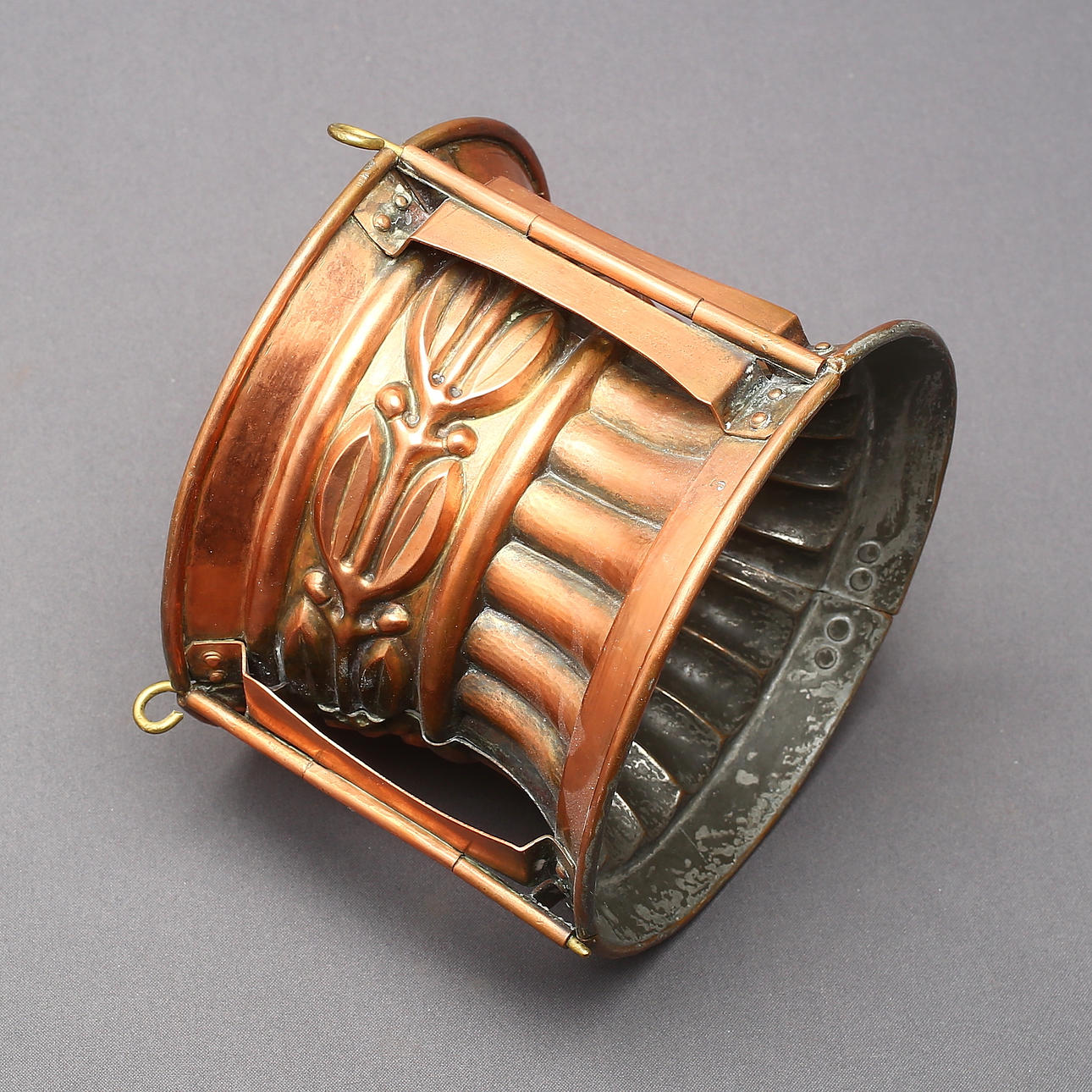 MOLDS, 5 pcs, copper, among other things in the shape of fish