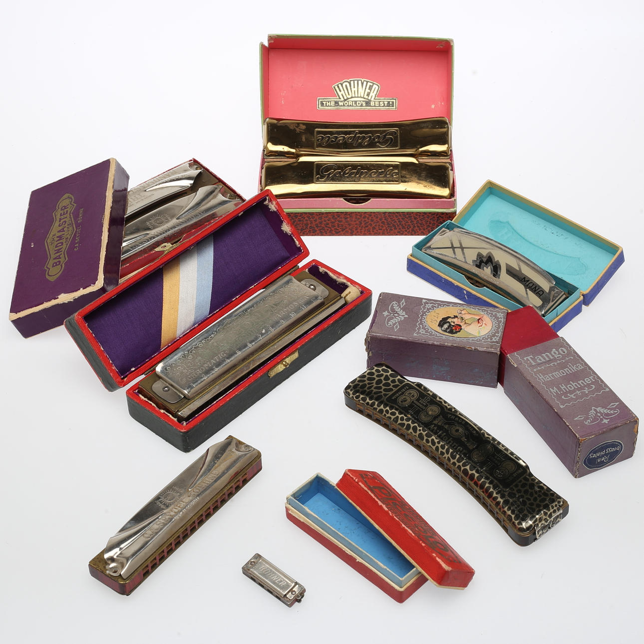 HARVICATES, 5 pcs, Hohner, Seydel, Mona.