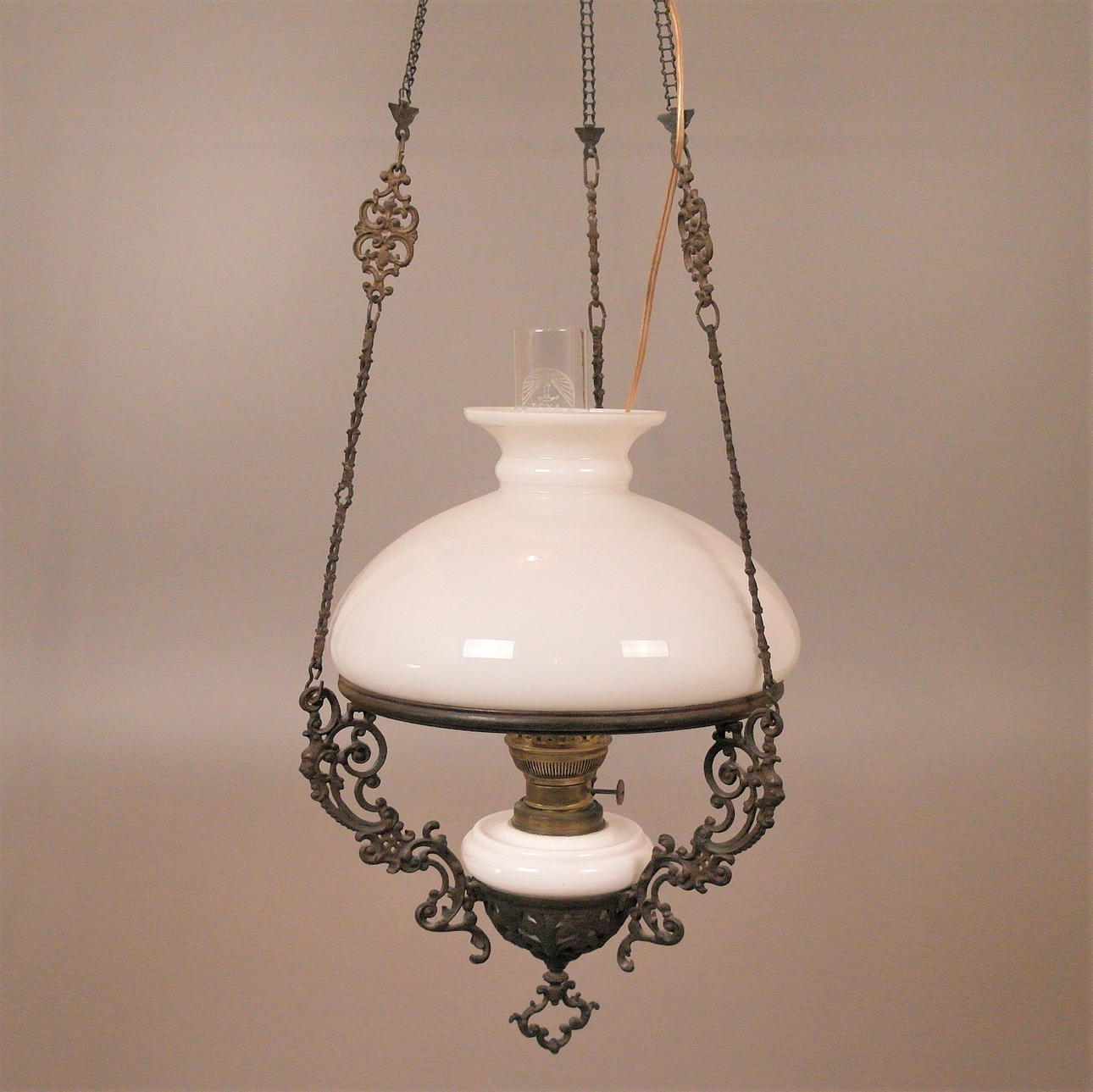 TAKLAMPA, fotogen/elektrisk.