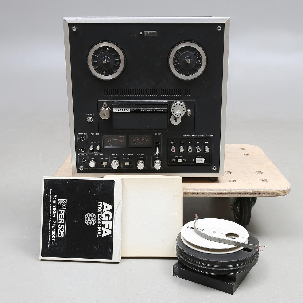 RULLBANDSPELARE, Sony TC-640.