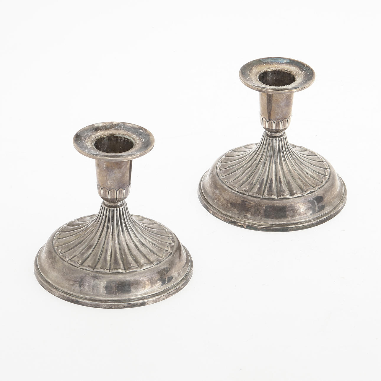 LJUSSTAKAR, ett par, silver, 1976, Sverige.