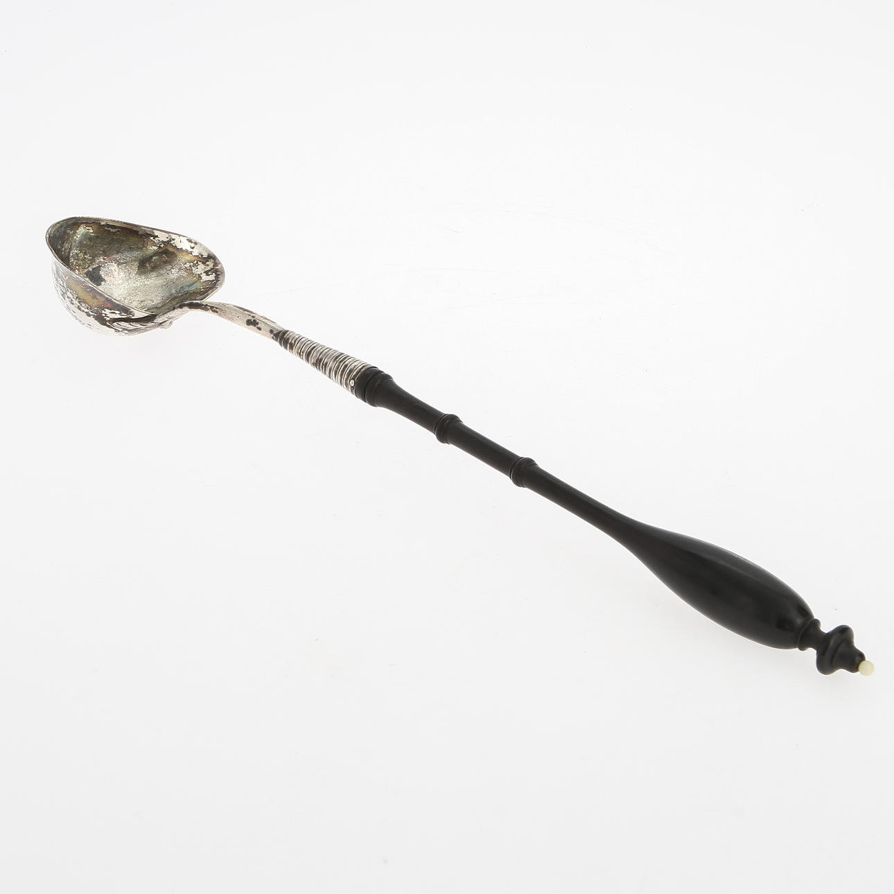 SOPPSLEV, silver samt trä, 1816, Sverige.
