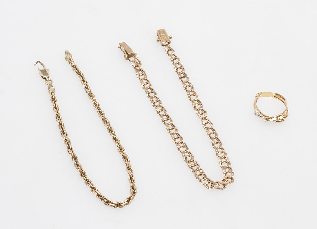 GULDSMYCKEN, 18k guld, vikt ca 16,3 gr.