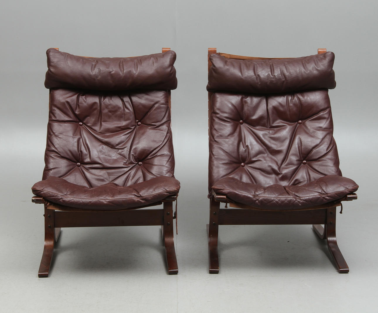 FÅTÖLJER 1 par, "Siesta" Ingmar Relling Westnofa Norge.