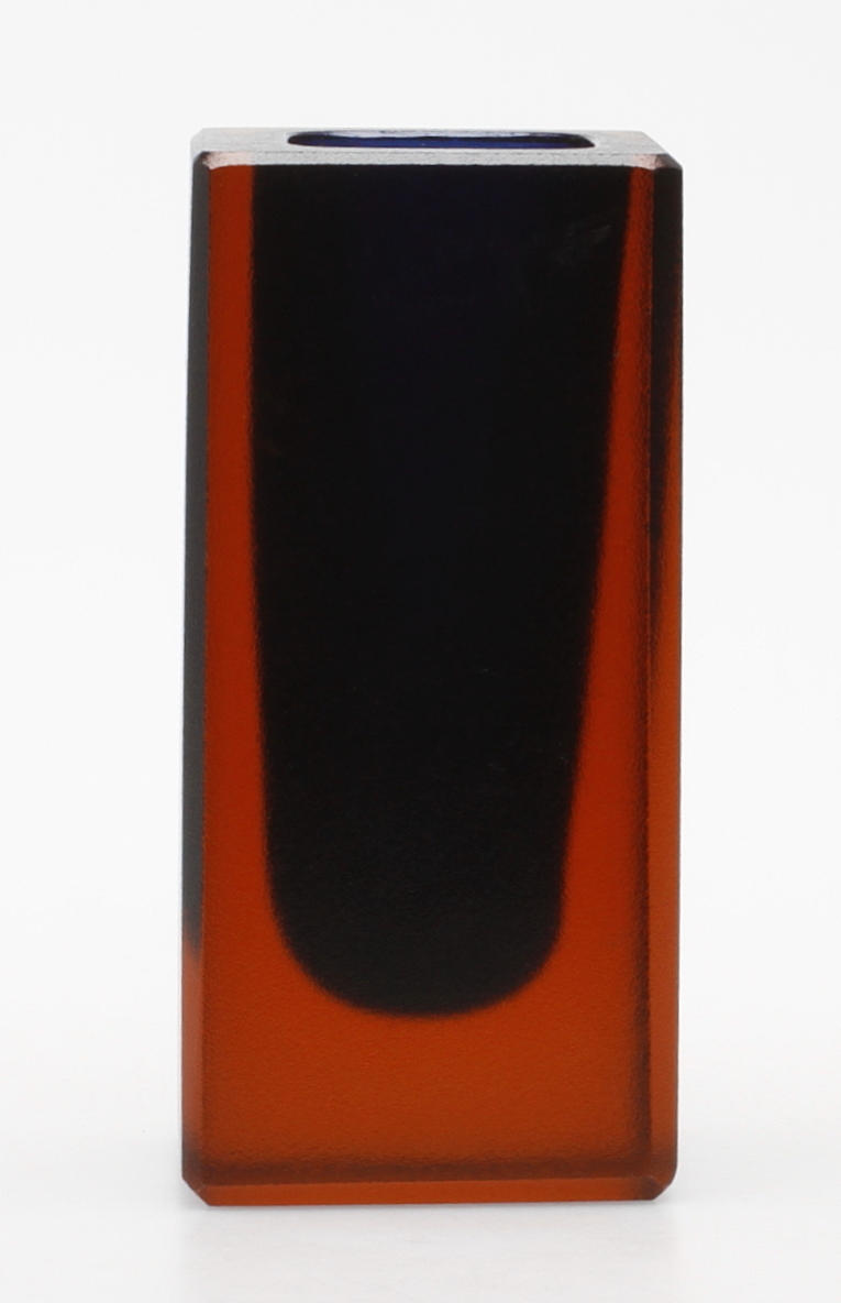 VAS, glas, sannolikt Flavio Poli, Seguso, Murano.