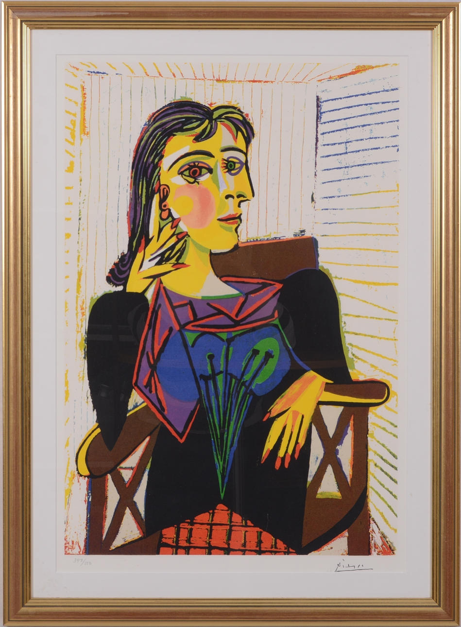 PABLO PICASSO. EFTER. Gicléetryck.