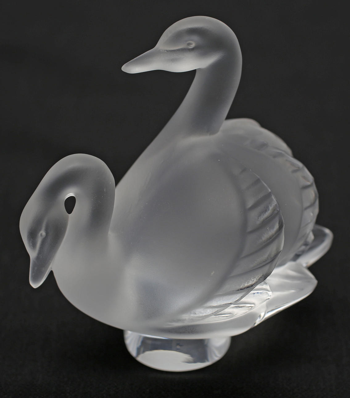 SIGILLSTAMP, glas, signerad Lalique.