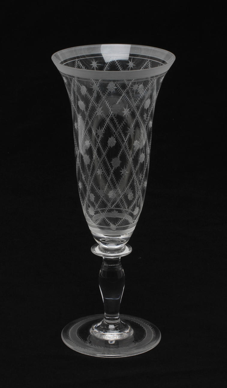 VAS, på fot, glas, Edward Hald, Orrefors.