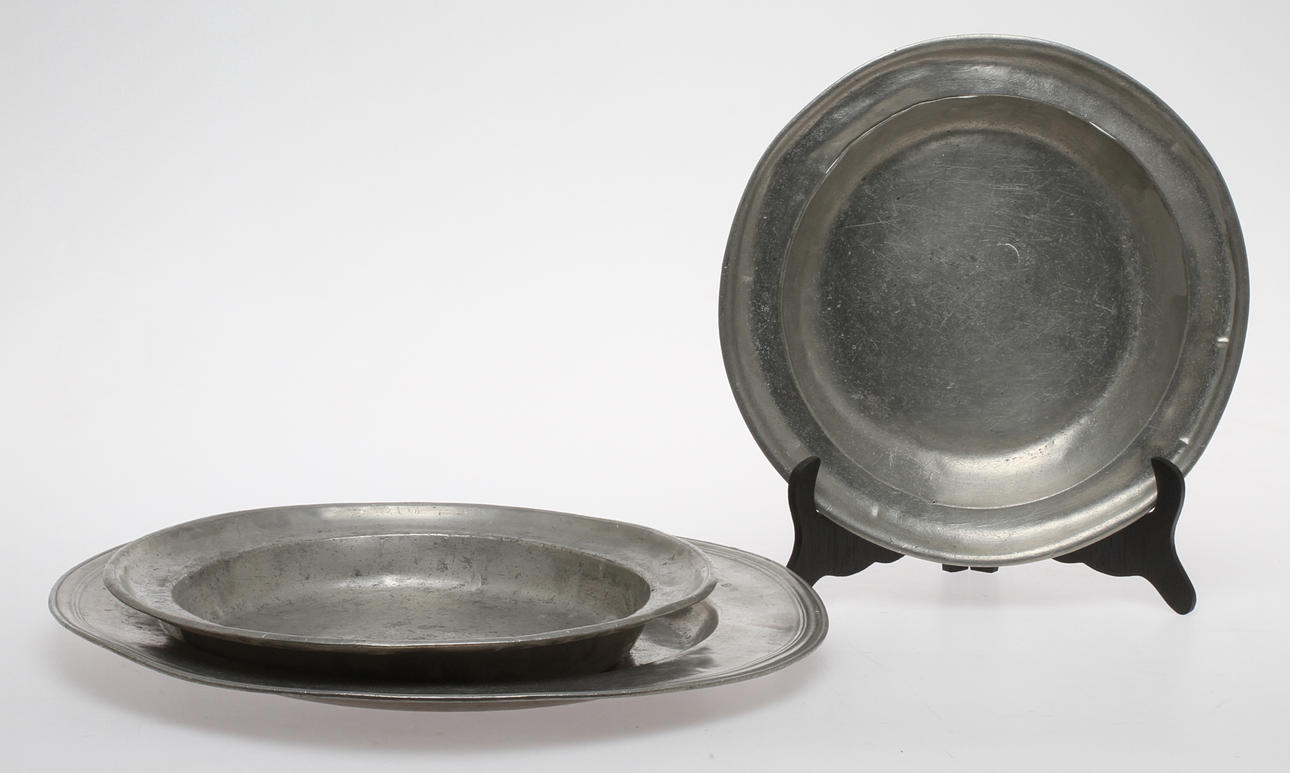 FAT, 3 st, tenn, 17/1800-tal.